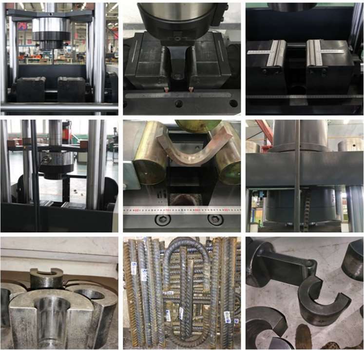 鋼管彎曲試驗機 結構示意圖